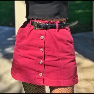 Pink Mini Skirt